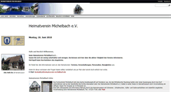 Desktop Screenshot of heimatverein-michelbach.de